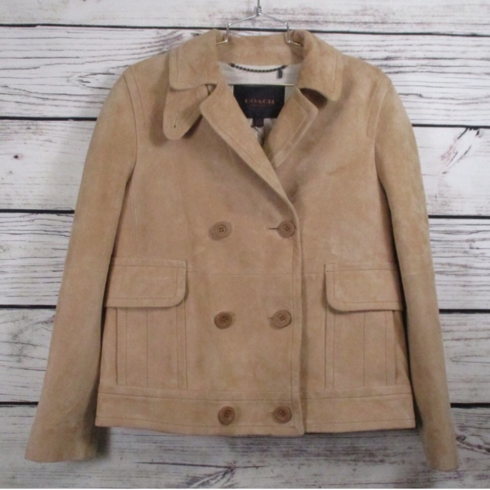 Size 6 Coach leather jacket